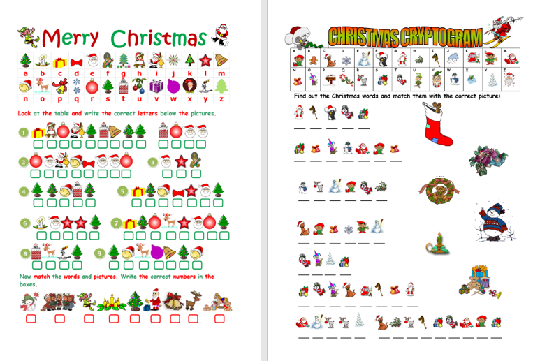 Christmas ESL example 1