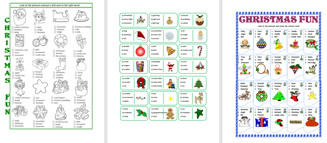 Christmas ESL example 3