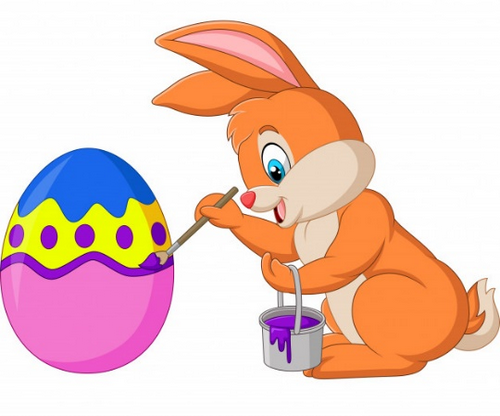 Painting Easter eggs - English Task