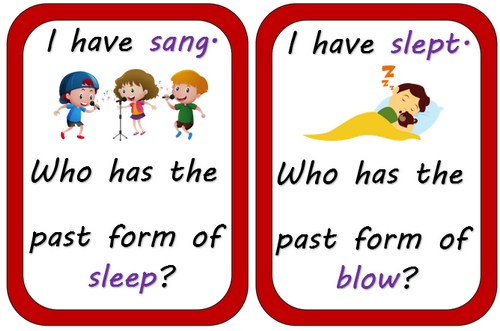 I have who has game - English Task