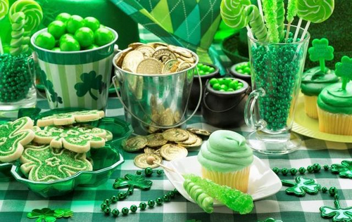 Green food for Saint Patrick's Day - English Task