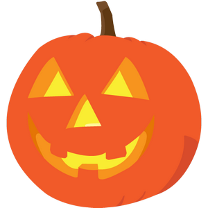 A jack-o’-lantern