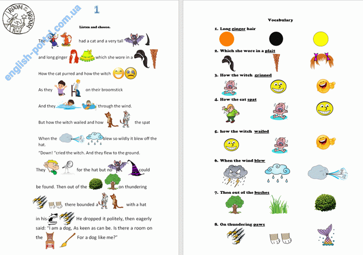 Download Room on the Broom Printable activities 1