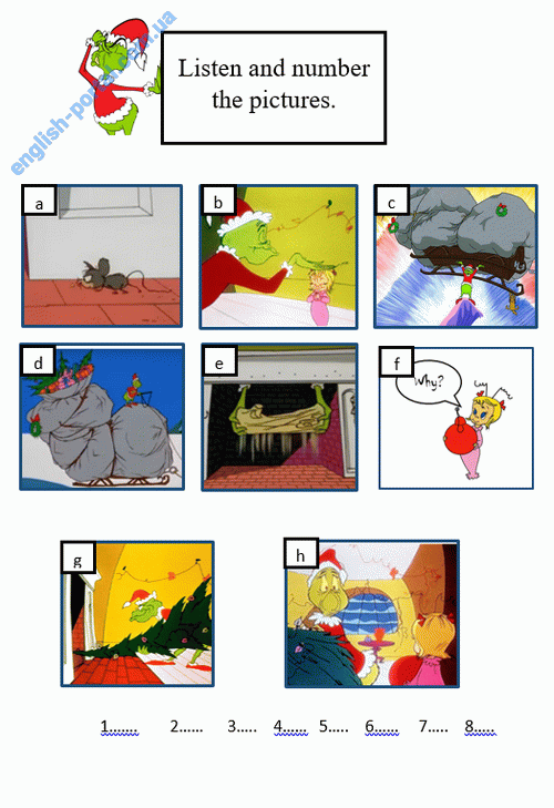 Download 5 How the Grinch Stole Christmas Put into the Correct Order