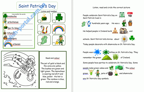 Download Saint Patrick`s Day Worksheet