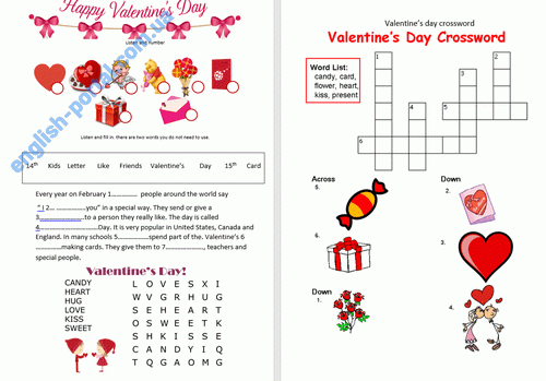 Download Valentine Worksheet