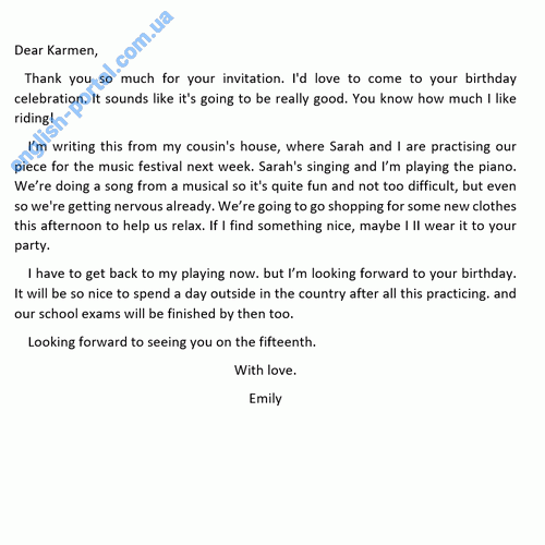 Download Sample Letter - Accepting an Invitation to an Event