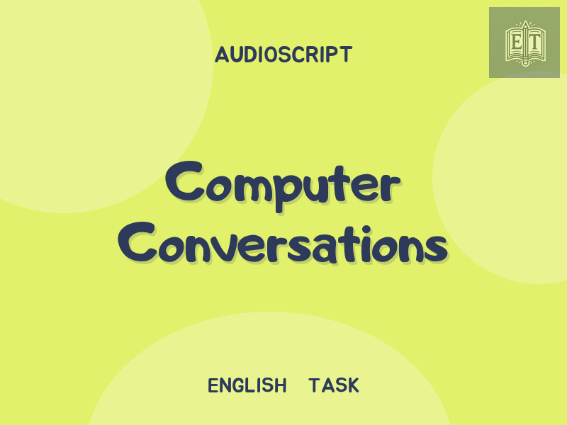 Computer Conversations