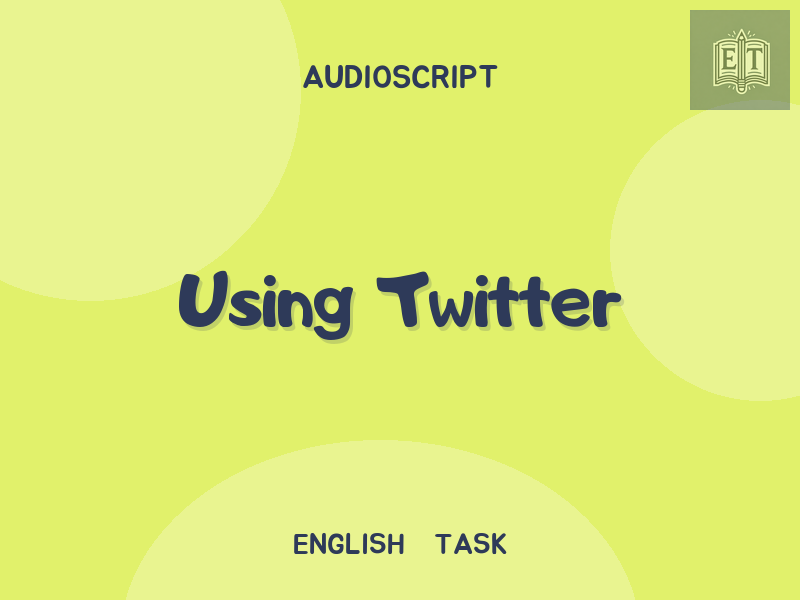 Using Twitter