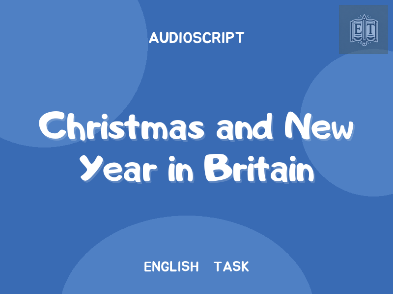 Christmas and New Year in Britain
