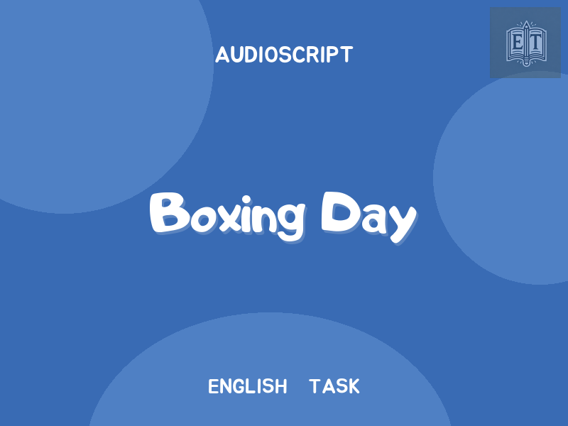 Boxing Day