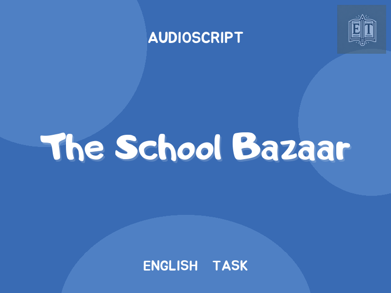 The School Bazaar