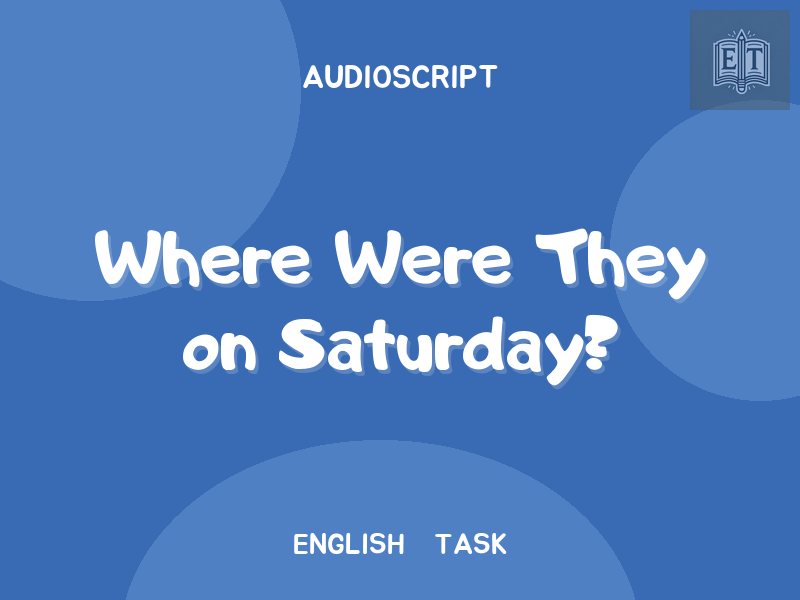 Where Were They on Saturday?