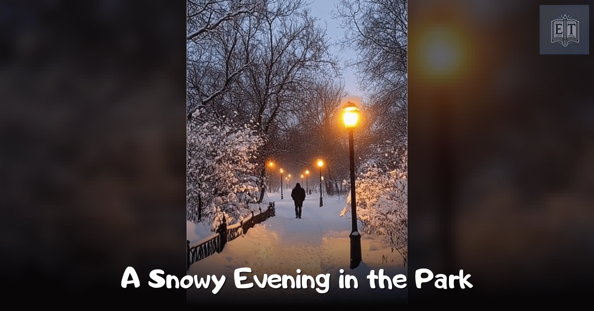 A Snowy Evening in the Park