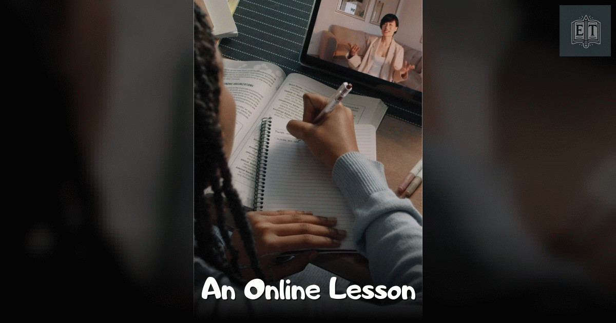 An Online Lesson