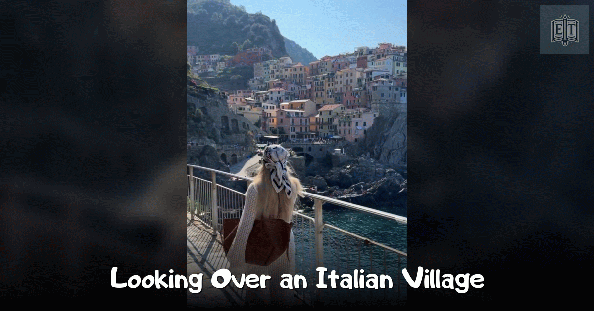 Looking Over an Italian Village