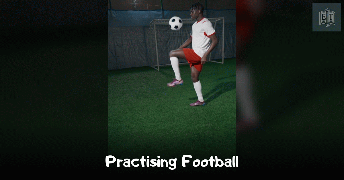 Practising Football