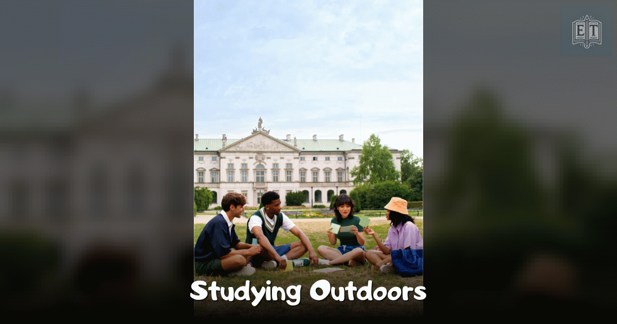 Studying Outdoors