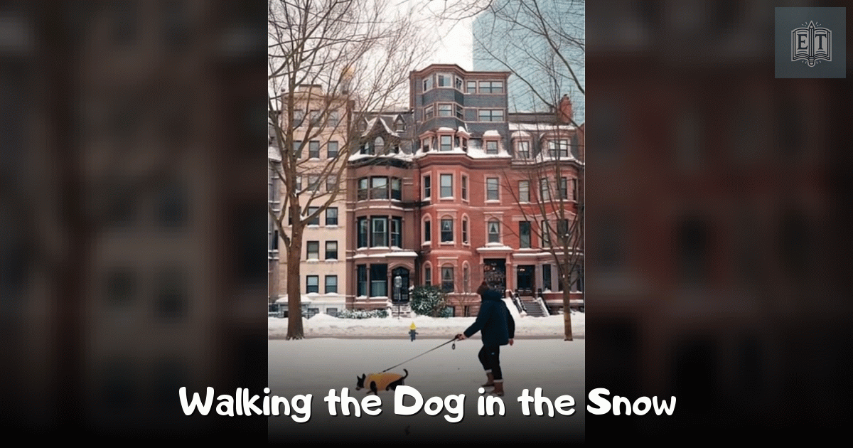 Walking the Dog in the Snow