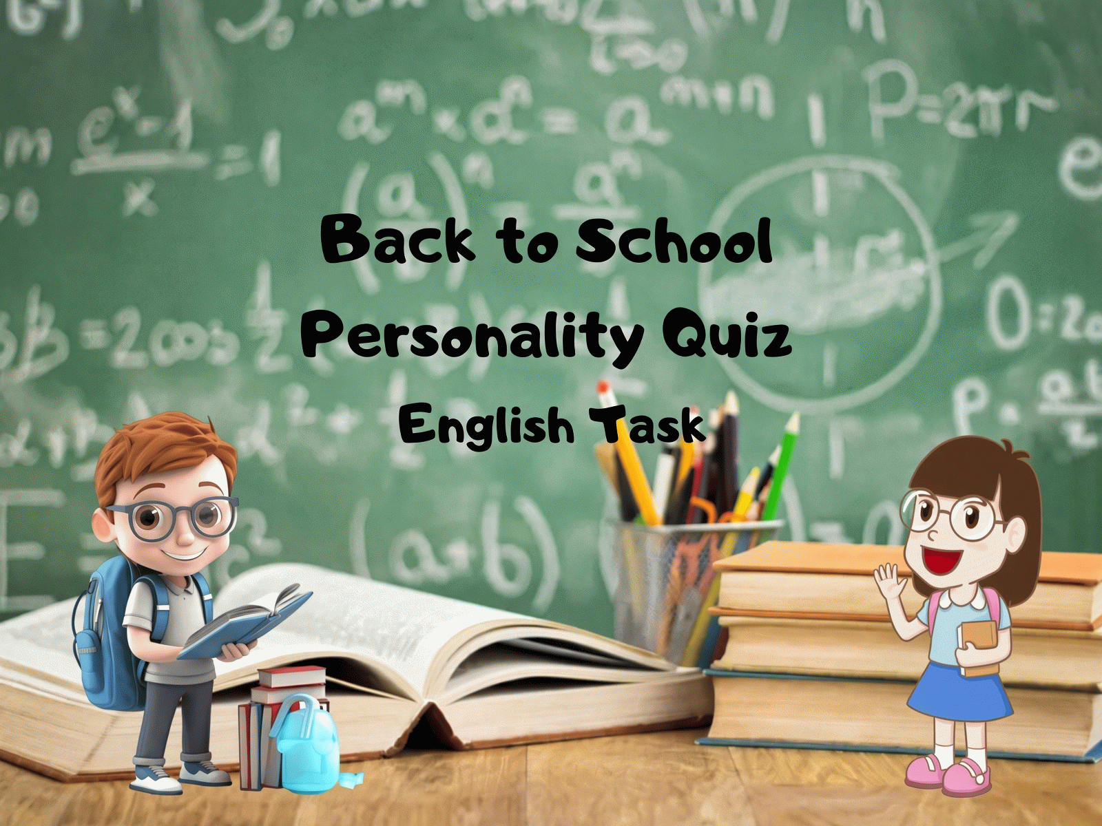 Back to School Personality Quiz