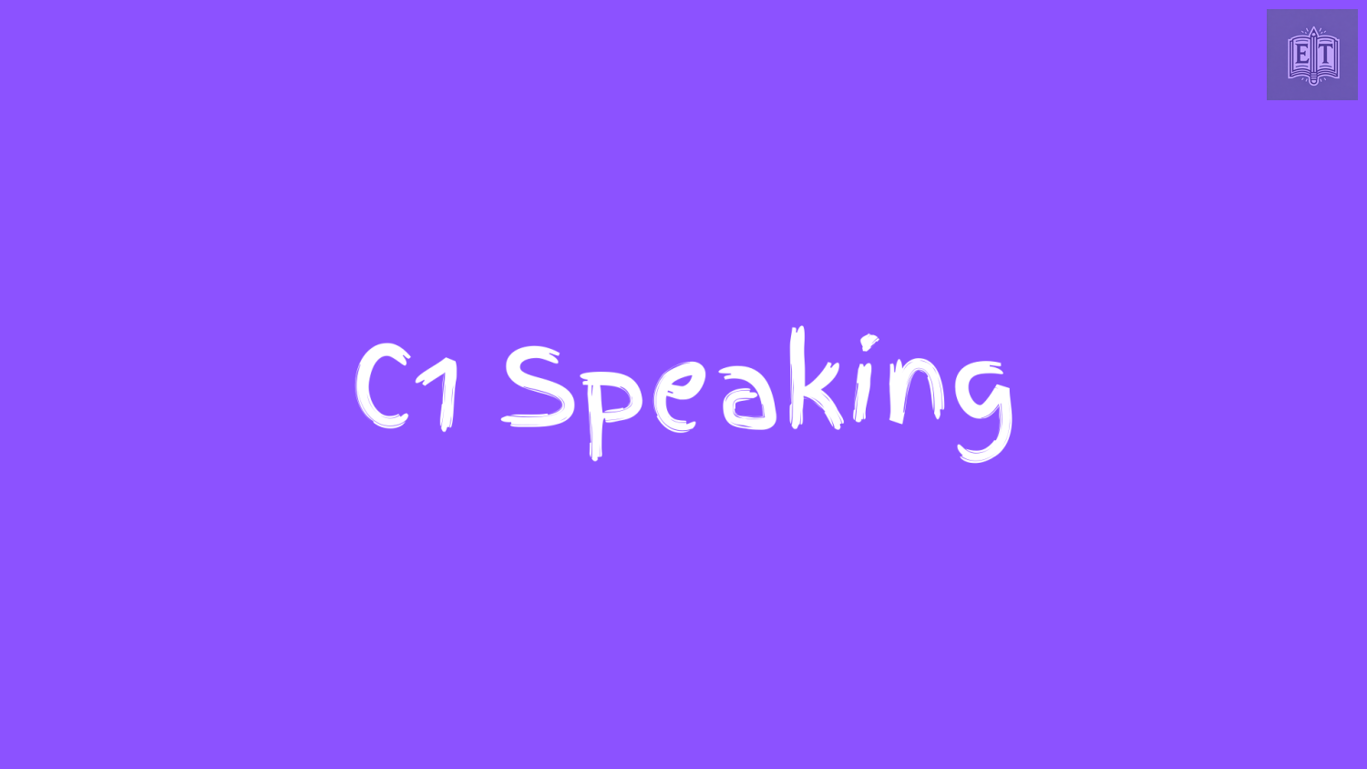 C1 Speaking