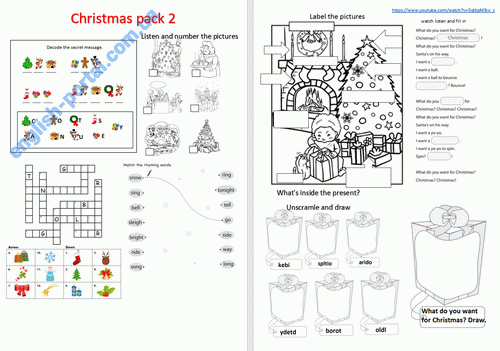 Christmas Pack 2 Worksheet