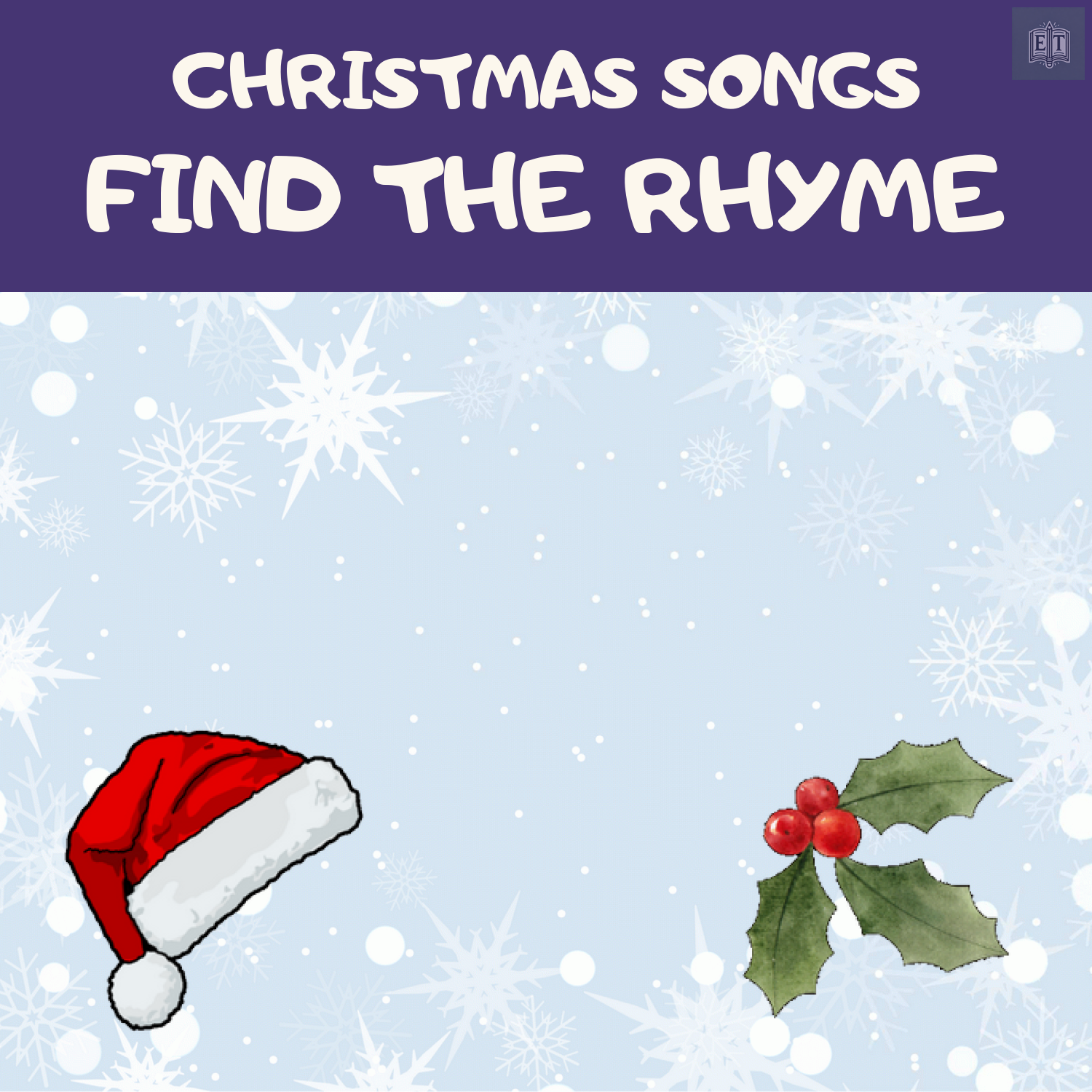 Christmas Songs – Find the Rhyme