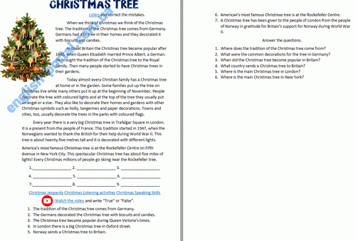Download Christmas Tree 2 Worksheet .pdf
