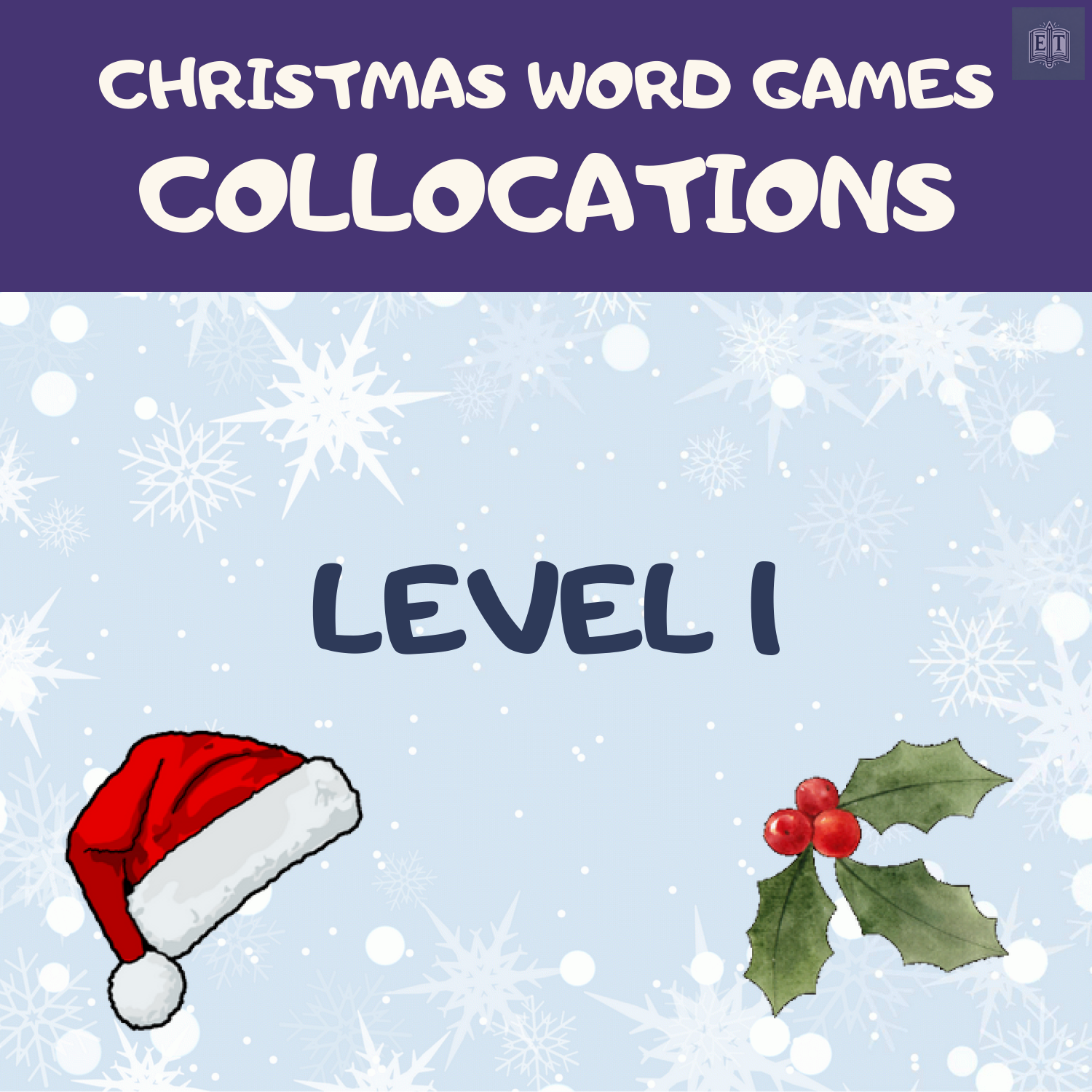 Christmas Word Games – Collocations, Level 1
