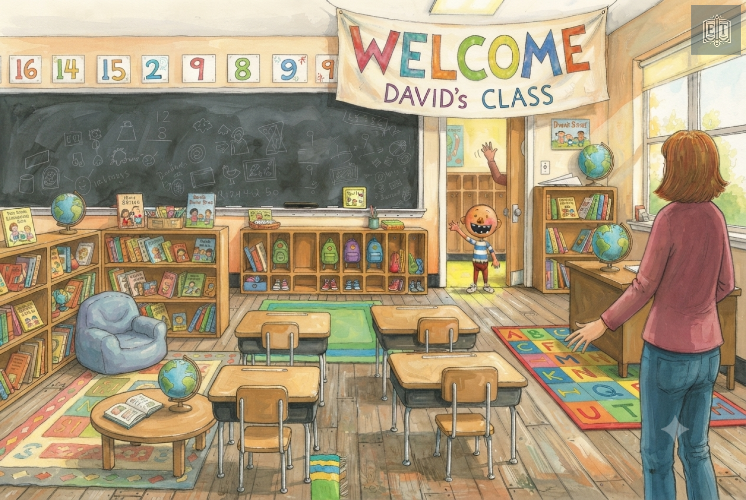 What Is David Doing? Present Continuous Activity