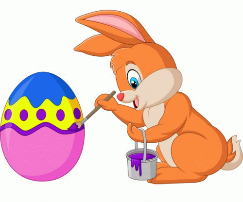 Painting Easter eggs - English Task