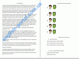 Download Frankenstein Meeting Worksheet
