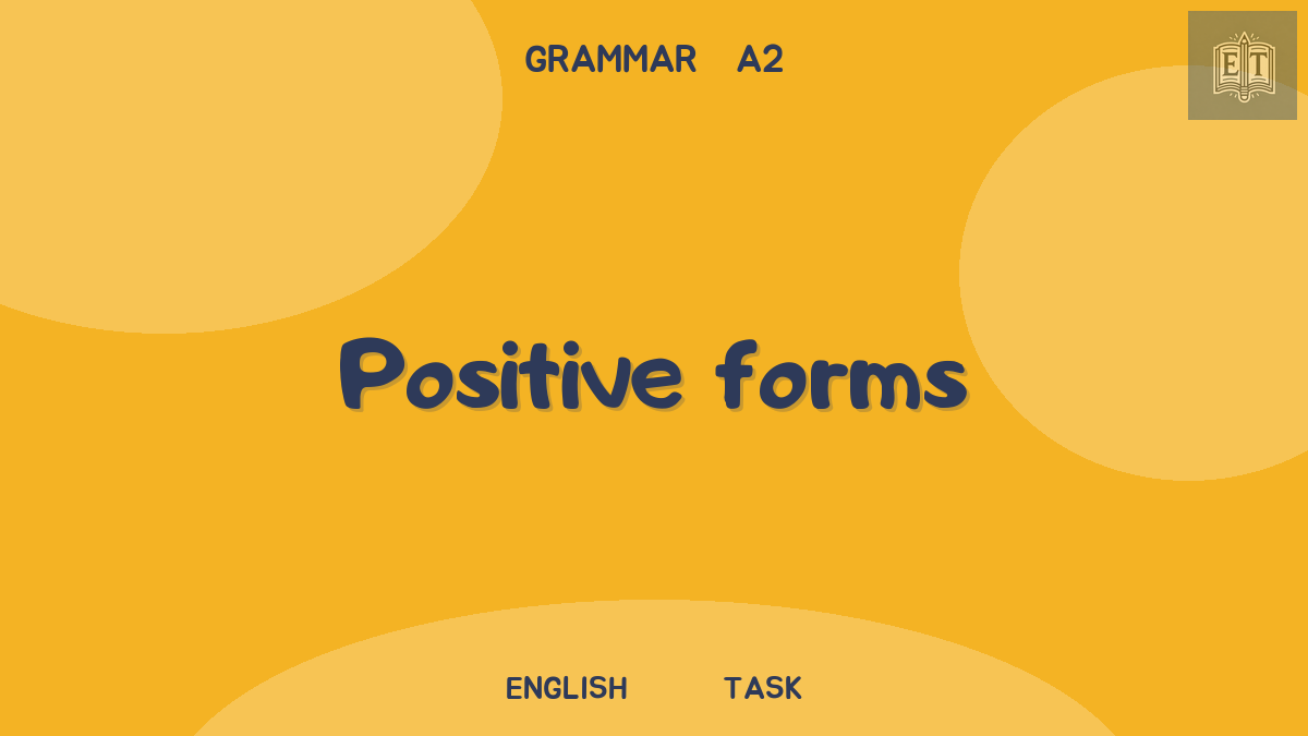 Past Continuous: positive forms