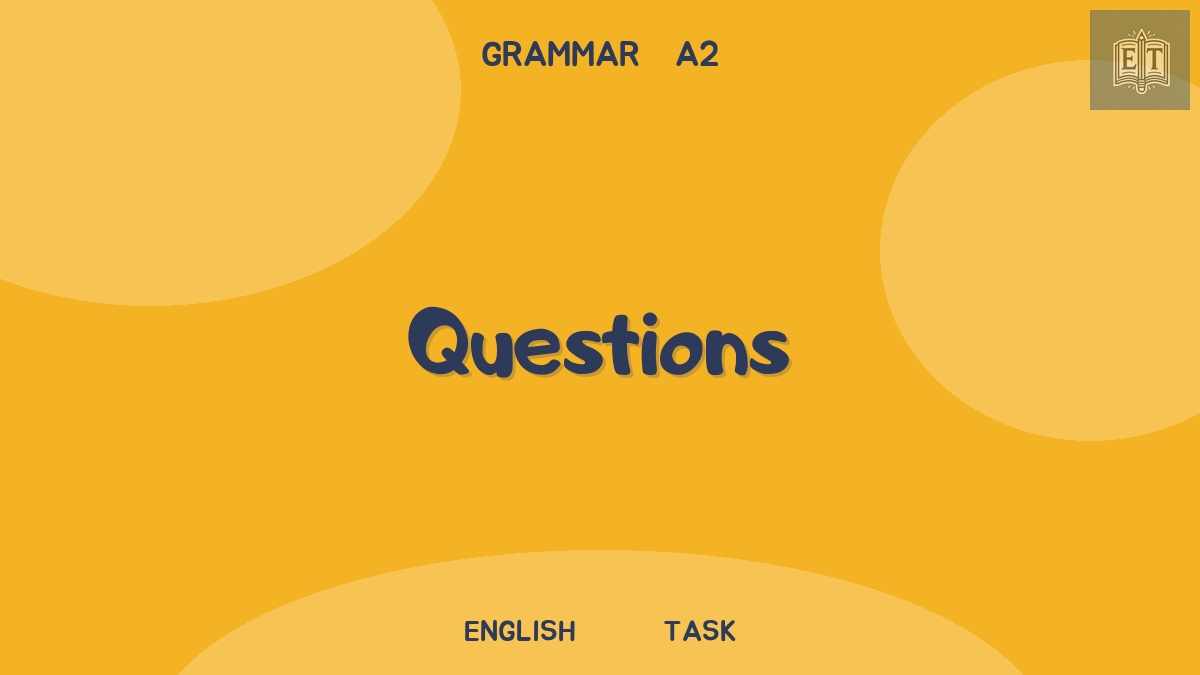 Past Continuous: questions