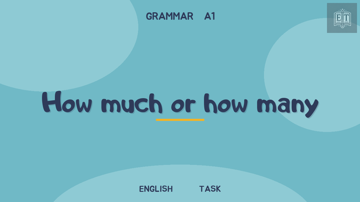 How much or how many