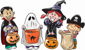 Trick-or-treat chain