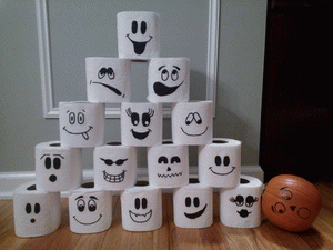 Pumpkin bowling