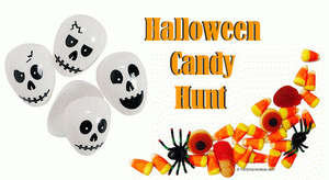 Halloween candy hunt