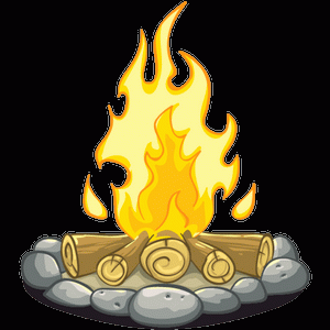 A bonfire