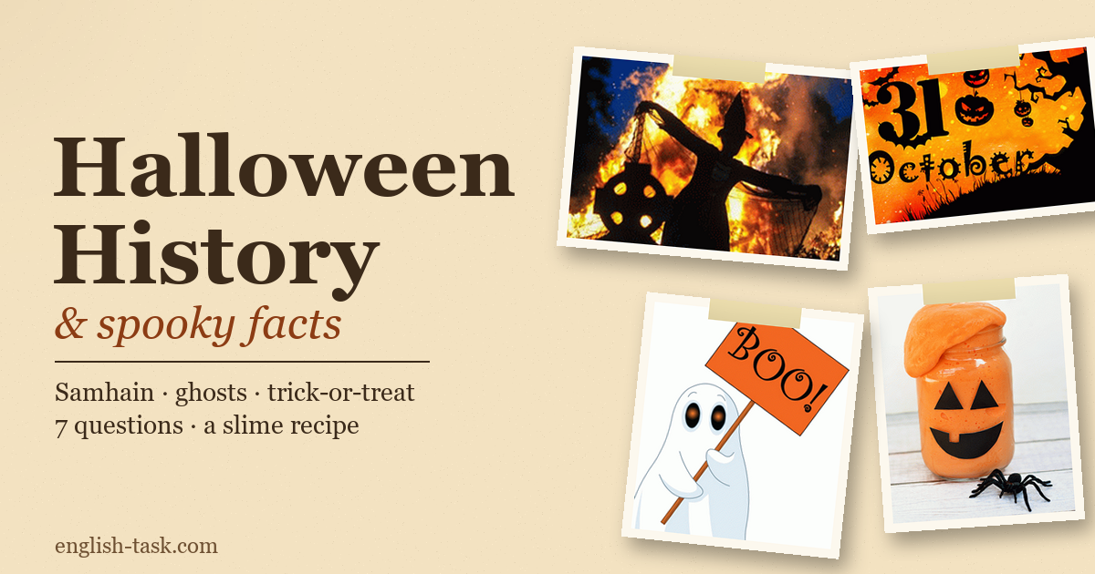 Halloween History and Facts – Reading with Questions