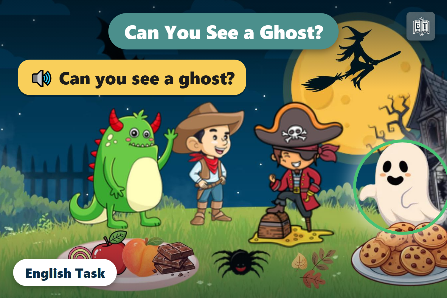 Can You See a Ghost? Halloween Listening Game – Level 1 - Part 11