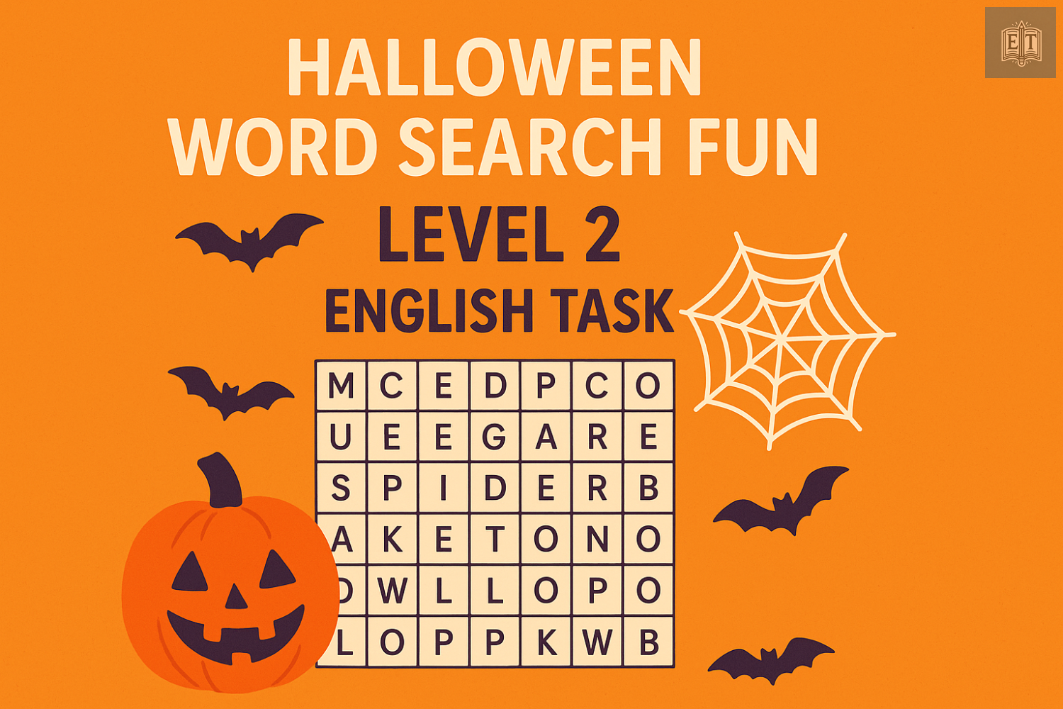 Halloween Word Search Fun – Level 2