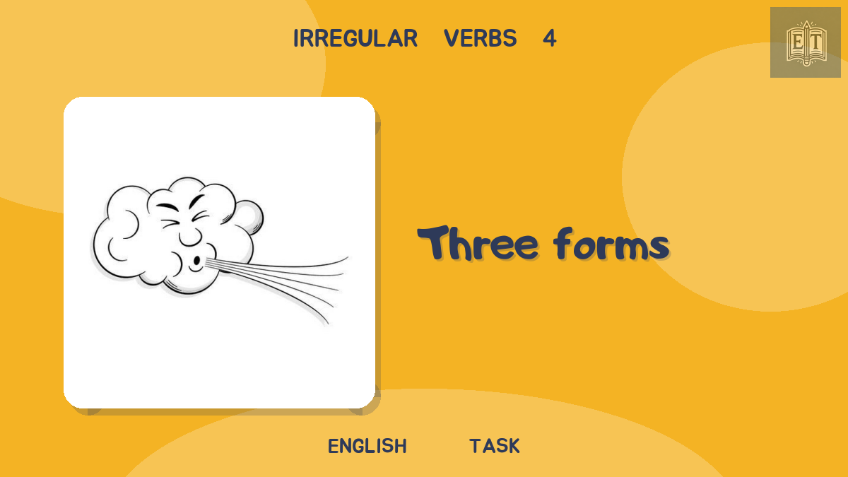 Irregular Verbs 4 – Three Forms