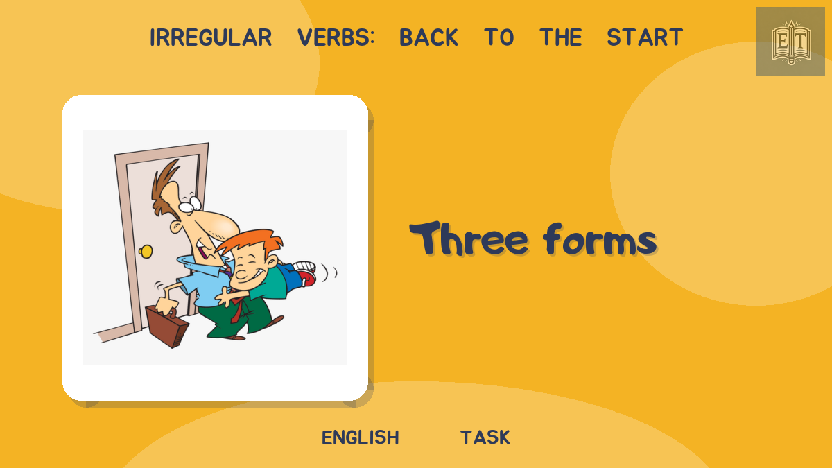 Irregular Verbs: Back to the Start – Three Forms
