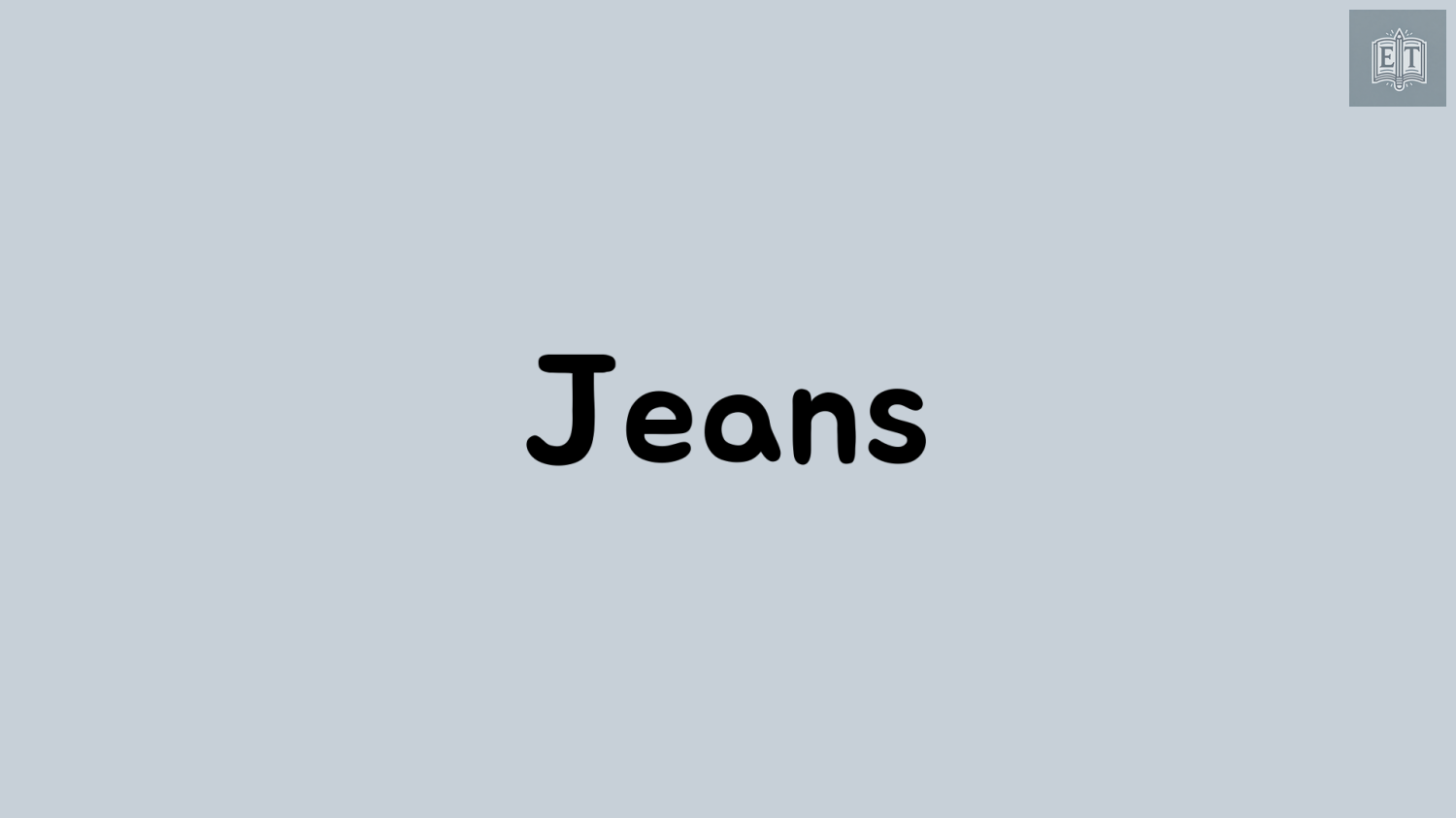 IELTS Speaking Jeans