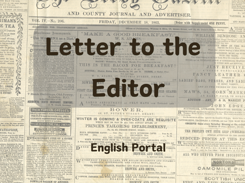Letter to the Editor - How to Write and Samples