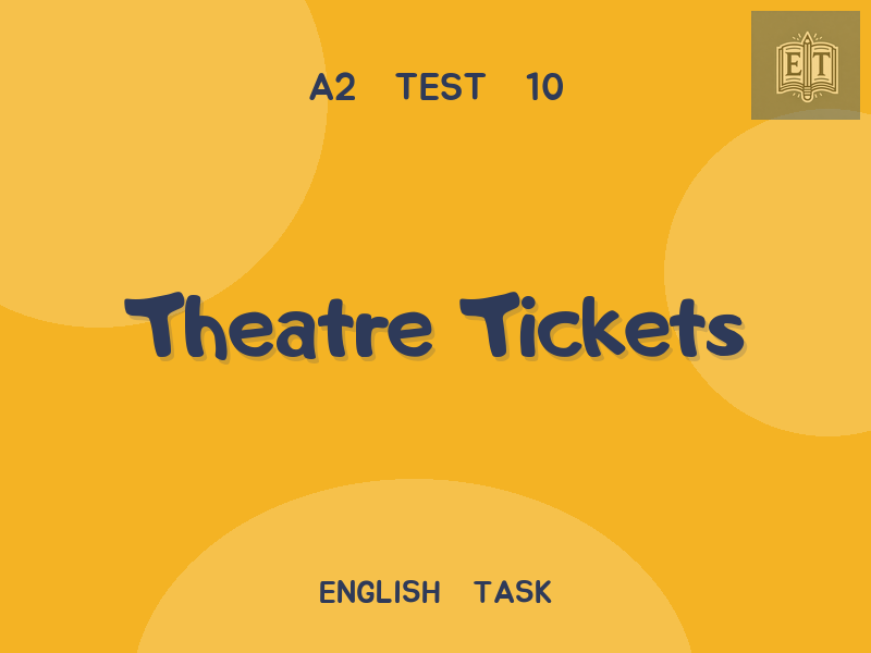 Theatre Tickets