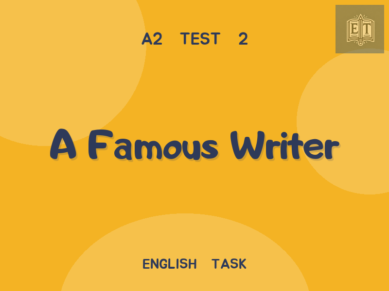 A Famous Writer