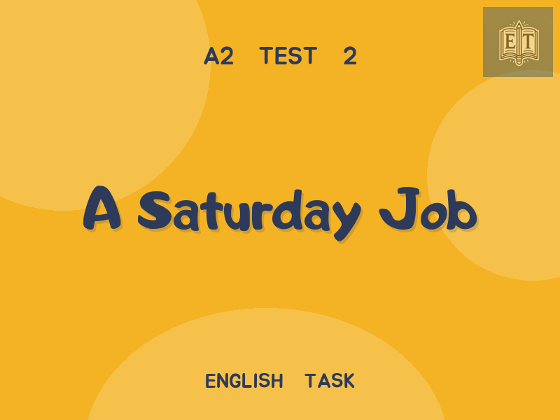A Saturday Job