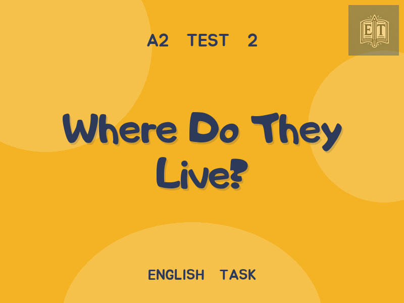 Where Do They Live?